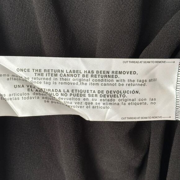 Dress the Population‎ sz XXS black faux wrap evening cocktail pencil dress NWT - Picture 6 of 10